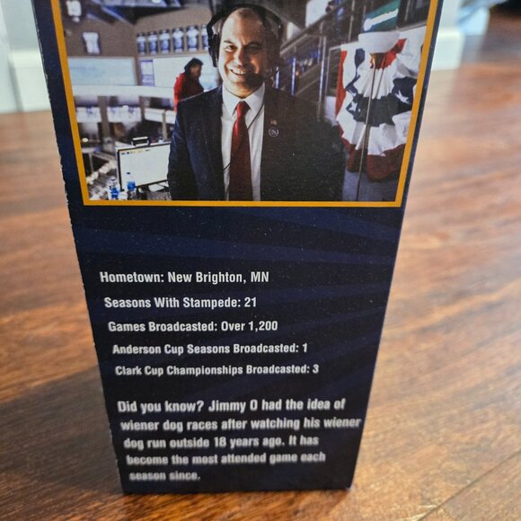 Sioux Falls Stampede Jimmy O Bobblehead - Picture 2 of 5